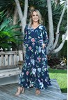 MADISON DRESS - ink bloom